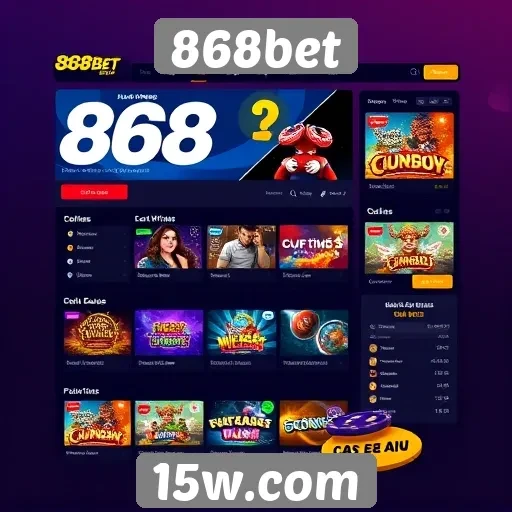 Acessibilidade e interface do site 868bet